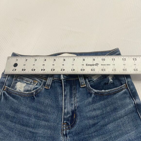 Vervet High Rise Hippie Boho Chic Wide Leg Flare Denim Jeans Size 24 - Picture 2 of 12